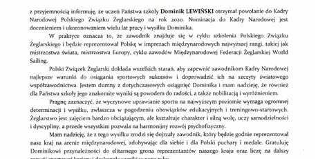 Powiększ grafikę: dominik-lewinski-powolany-do-kadry-narodowej-pzz-199766.jpg